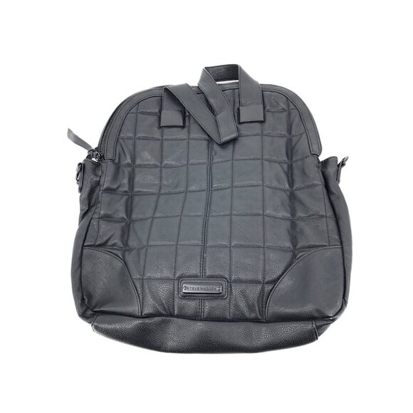 Steve Madden Black Leather Backpack | Perfect for Any Occasion main image 7